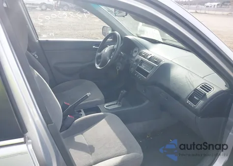 2002 Honda Civic Lx z USA, uszkodzony, nr VIN 1HGES16532L073424